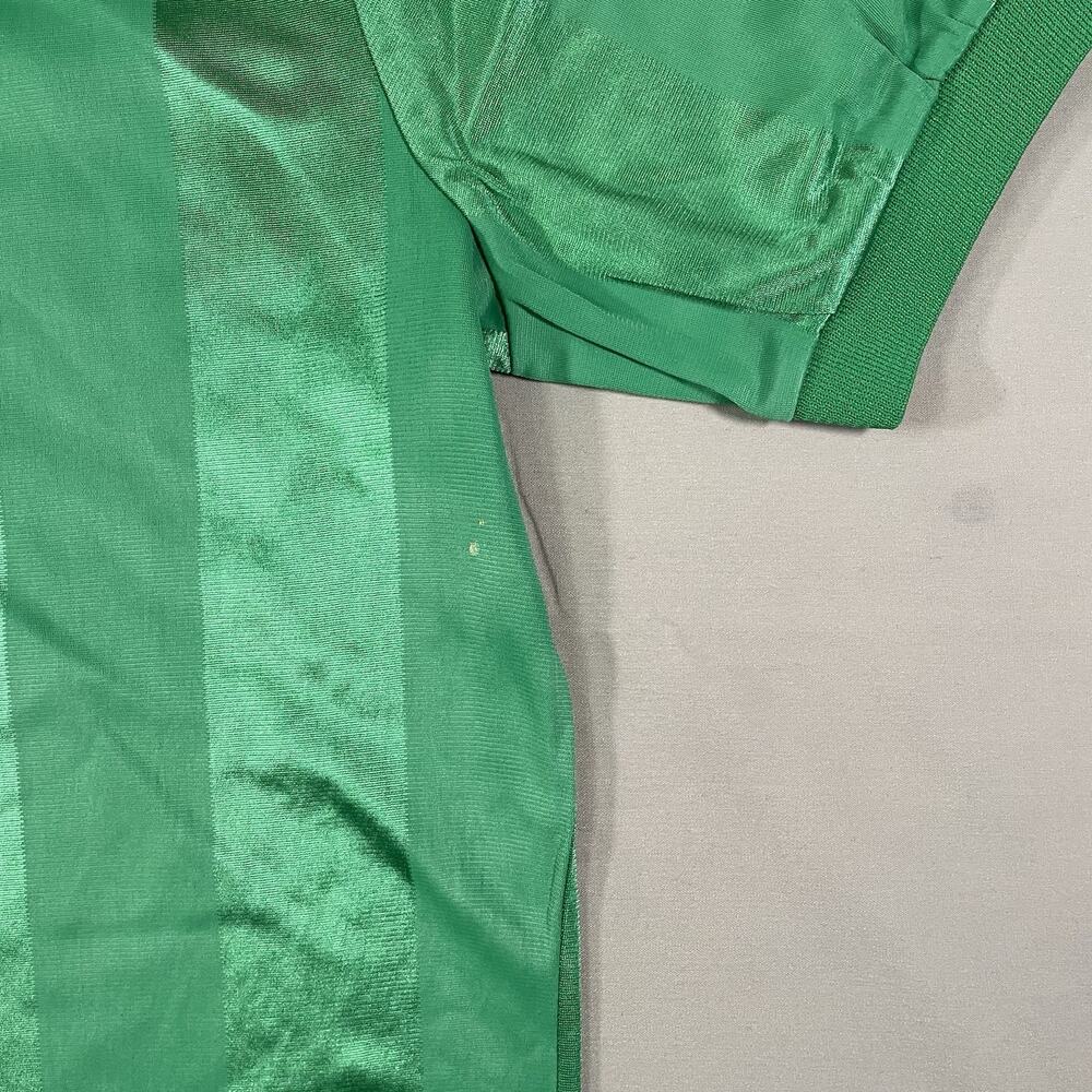 Vintage Le Coq Sportif 70s 80s Football Shirt Soccer Jersey Maillot Green Sz M - Picture 4 of 10
